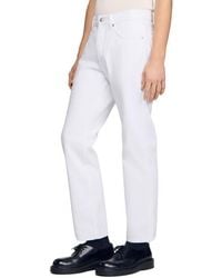 Sandro - Regular Raw Jeans - Lyst