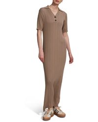 Varley - Andrea Pointelle Maxi Sweater Dress - Lyst