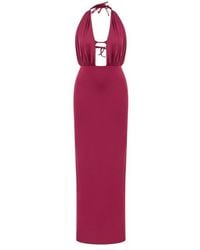 Jendue - Siena Denim Maxi Dress - Lyst