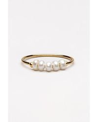 Atolea - Mini Pearls Ring - Lyst