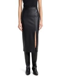 MARCELLA - Carly Faux Leather Pencil Skirt - Lyst