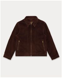 Fortela - Cash Suede Leather Jacket - Lyst