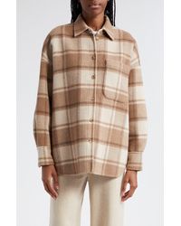 ATM - Plaid Flannel Shirt Jacket - Lyst