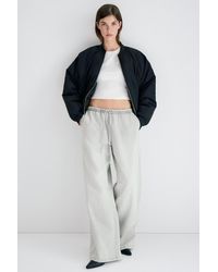 H&M - Denim Pull-On Trousers - Lyst