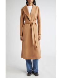 Stella McCartney - Belted Double Face Wool Wrap Coat - Lyst