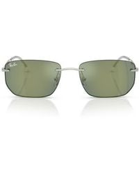Ray-Ban - 56Mm Rimless Irregular Sunglasses - Lyst
