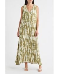 Halogen® - Twist Back Sleeveless Maxi Dress - Lyst
