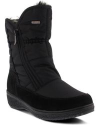 Spring Step - Ernestina Waterproof Faux Fur Bootie - Lyst