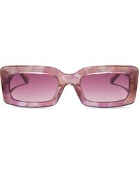 DIFF - Indy 51Mm Polarized Rectangular Sunglasses - Lyst