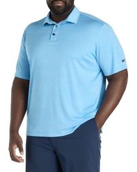 Reebok - Big & Tall Performance Heather Polo Shirt - Lyst