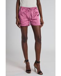 Tom Ford - Shiny Satin Pajama Shorts - Lyst