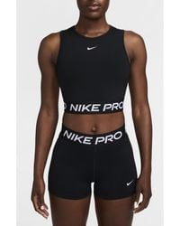 Nike - Pro Dri-Fit Crop Tank Top - Lyst