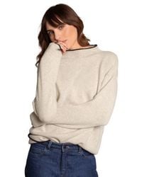 Celtic & Co. - Felted Funnel Neck Sweater - Lyst
