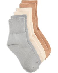 Hue - 3-Pack Bobby Socks - Lyst