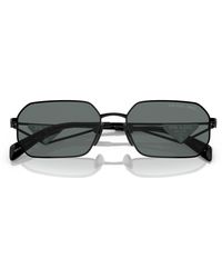 Prada - 58mm Polarized Rectangular Sunglasses - Lyst