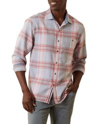 Tommy Bahama - Canyon Beach Unwind Plaid Flannel Button-up Shirt - Lyst