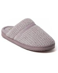 Dearfoams - Serena Marled Chenille Scuff House Slipper - Lyst