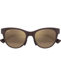 Maui Jim - Hulahe 52Mm Polarizedplus2 Wrap Sunglasses - Lyst