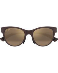Maui Jim - Hulahe 52Mm Polarizedplus2 Wrap Sunglasses - Lyst