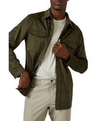7 Diamonds - Country Road Faux Suede Shirt Jacket - Lyst