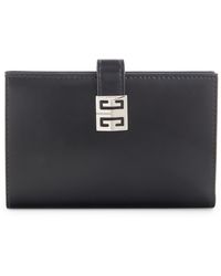 Givenchy - Medium 4g Bifold Calfskin Leather Wallet - Lyst