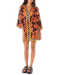 Maaji - Racing Palms Joypop Cover-Up Dress - Lyst