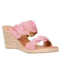 Andre Assous - Nolita Twist Wedge Slide Sandal - Lyst