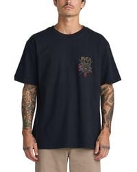 RVCA - Bushido Anp Cotton Graphic T-Shirt - Lyst