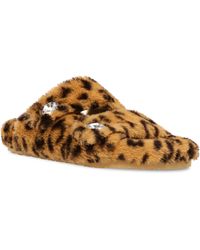 steve madden leopard slippers