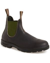 1313 chisel toe chelsea boots in brown