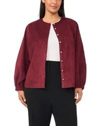Halogen® - Faux Suede Jacket - Lyst