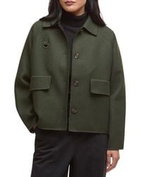 Barbour - Leonie Wool Blend Overshirt - Lyst