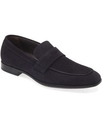 To Boot New York - Chambers Apron Toe Suede Loafer - Lyst