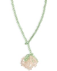 Simone Rocha - Crystal Flower Pendant Y-necklace - Lyst