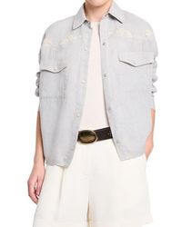 Twp - Carter Update French Knot Top - Lyst