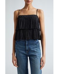 Ramy Brook - Eula Tiered Pleated Ruffle Camisole - Lyst