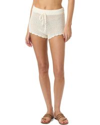 O'neill Sportswear - Consuelo Open Stitch Cover-Up Shorts - Lyst