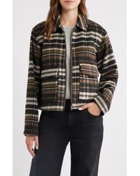 Thread & Supply - Plaid Zip Up Jacket - Lyst