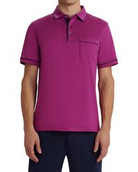 Bugatchi - Pima Cotton Short Sleeve Polo Shirt - Lyst