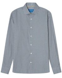 Robert Talbott - Reynolds Ultra Light Weight Brushed Check Shirt - Lyst