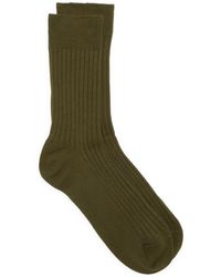 Nordstrom - Ribbed Cotton Blend Socks - Lyst