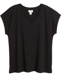Caslon - Caslon(r) Extended V-neck T-shirt - Lyst