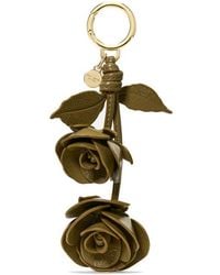 Kate Spade - Charming Crinkle Patent Leather Key Fob - Lyst