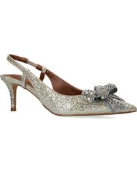 Kurt Geiger - Belgravia Bow Pointed Toe Slingback Pump - Lyst