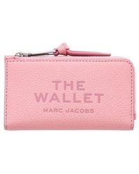 Marc Jacobs - The Medium Flat Leather Wallet - Lyst