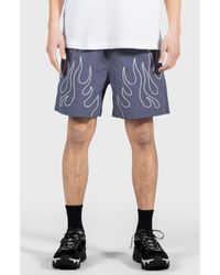 Pleasures - Fiery Nylon Running Shorts - Lyst