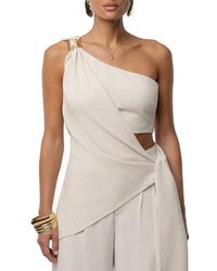 JLUXLABEL - Palmera One-Shoulder Top - Lyst