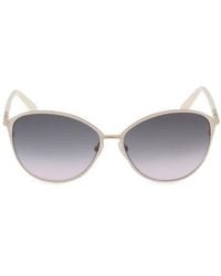 Tom Ford - Penelope 59Mm Gradient Round Sunglasses - Lyst