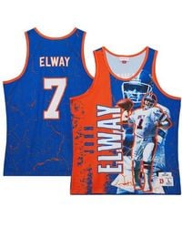 Mitchell & Ness - John Elway Denver Broncos 1994 Player Burst Tank Top - Lyst
