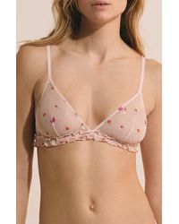 Etam - Freesia Wireless Triangle Bra - Lyst